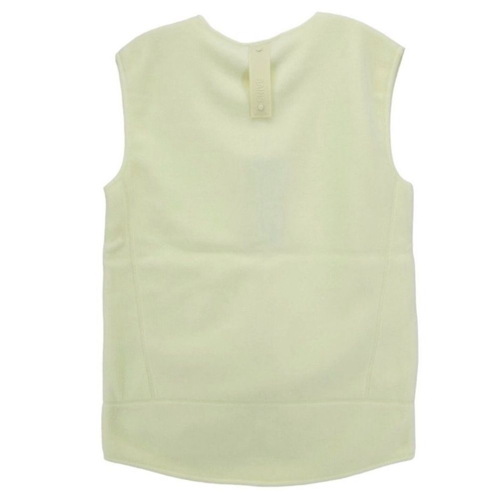NWT Rains Women’s Teens Fleece Vest Color Straw/Light Yellow - Size Medium - Picture 2 of 11